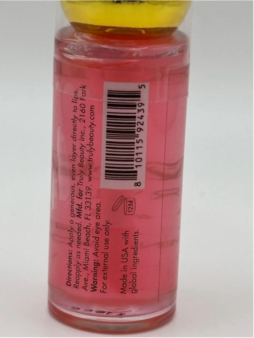 Truly Soft Serve Luxury Lip Oil 12ml Peptide Ceramide Hydrating